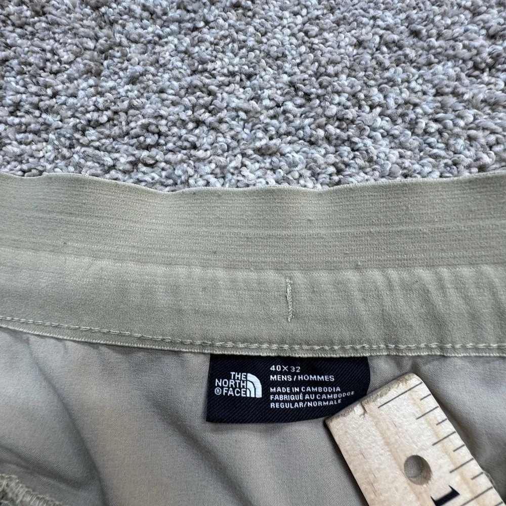 The North Face Pants Mens 40x32 Khaki Nylon Performance Hiking Fishing‎